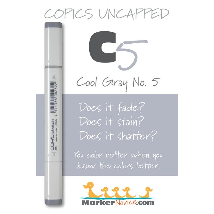 C5 - Copic Sketch Marker Cool Gray — Violeta Ink